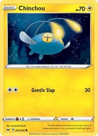 Chinchou (067) - SWSH01: Sword & Shield Base Set - Pokemon card