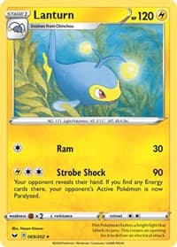Lanturn - SWSH01: Sword & Shield Base Set - Pokemon card