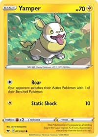 Yamper (073) - SWSH01: Sword & Shield Base Set - Pokemon card