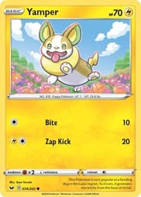 Yamper (074) - SWSH01: Sword & Shield Base Set - Pokemon card