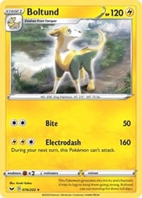 Boltund (076) - SWSH01: Sword & Shield Base Set - Pokemon card
