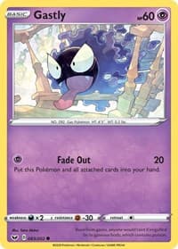 Gastly - SWSH01: Sword & Shield Base Set - Pokemon card