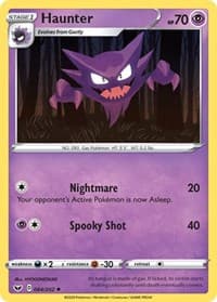 Haunter - SWSH01: Sword & Shield Base Set - Pokemon card