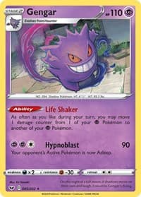 Gengar - SWSH01: Sword & Shield Base Set - Pokemon card