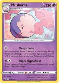 Musharna - SWSH01: Sword & Shield Base Set - Pokemon card