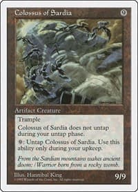 Colossus of Sardia - Fifth Edition - Magic: The Gathering card