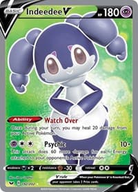 Indeedee V (Full Art) - SWSH01: Sword & Shield Base Set - Pokemon card