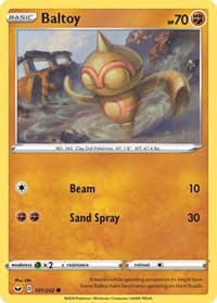 Baltoy (101) - SWSH01: Sword & Shield Base Set - Pokemon card