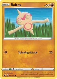 Baltoy (102) - SWSH01: Sword & Shield Base Set - Pokemon card