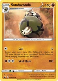 Sandaconda (109) - SWSH01: Sword & Shield Base Set - Pokemon card