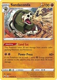Sandaconda (110) - SWSH01: Sword & Shield Base Set - Pokemon card