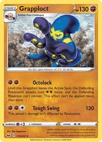 Grapploct - SWSH01: Sword & Shield Base Set - Pokemon card