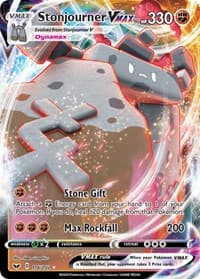 Stonjourner VMAX - SWSH01: Sword & Shield Base Set - Pokemon card