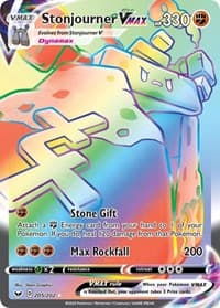 Stonjourner VMAX (Secret) - SWSH01: Sword & Shield Base Set - Pokemon card