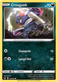 Croagunk - SWSH01: Sword & Shield Base Set - Pokemon card