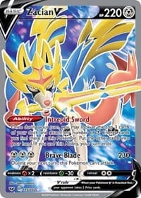 Zacian V (Full Art) - SWSH01: Sword & Shield Base Set - Pokemon card