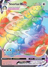 Snorlax VMAX (Secret) - SWSH01: Sword & Shield Base Set - Pokemon card