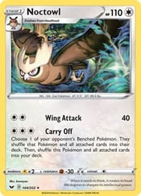Noctowl - SWSH01: Sword & Shield Base Set - Pokemon card