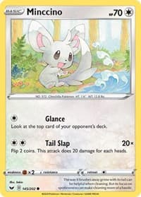 Minccino (145) - SWSH01: Sword & Shield Base Set - Pokemon card
