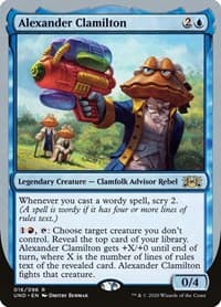 Alexander Clamilton - Unsanctioned - Magic: The Gathering card