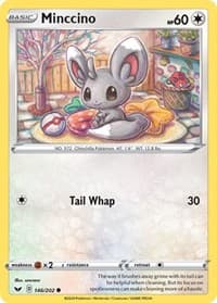 Minccino (146) - SWSH01: Sword & Shield Base Set - Pokemon card