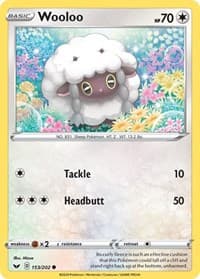 Wooloo (153) - SWSH01: Sword & Shield Base Set - Pokemon card