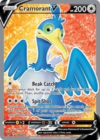 Cramorant V (Full Art) - SWSH01: Sword & Shield Base Set - Pokemon card