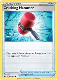 Crushing Hammer - SWSH01: Sword & Shield Base Set - Pokemon card