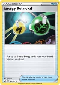 Energy Retrieval - SWSH01: Sword & Shield Base Set - Pokemon card