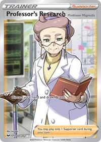 Professor's Research [Professor Magnolia] (Full Art) - SWSH01: Sword & Shield Base Set - Pokemon card