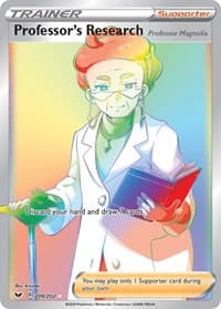 Professor's Research [Professor Magnolia] (Secret) - SWSH01: Sword & Shield Base Set - Pokemon card