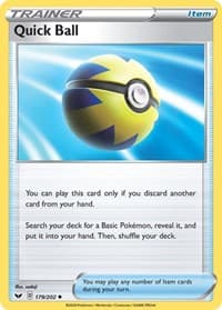 Quick Ball - SWSH01: Sword & Shield Base Set - Pokemon card