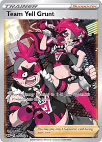 Team Yell Grunt (Full Art) - SWSH01: Sword & Shield Base Set - Pokemon card