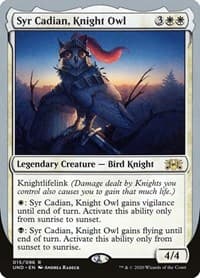 Syr Cadian, Knight Owl - Unsanctioned - Magic: The Gathering card