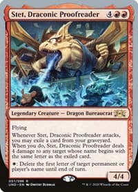 Stet, Draconic Proofreader - Unsanctioned - Magic: The Gathering card
