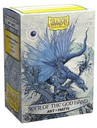 Dragon Shield Limited Edition Matte Art Sleeves - Seer of the God Hand (100-Pack) - Dragon Shield Card Sleeves - Card Sleeves card