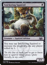 Snickering Squirrel - Unsanctioned - Magic: The Gathering card