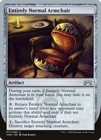 Entirely Normal Armchair - Unsanctioned - Magic: The Gathering card