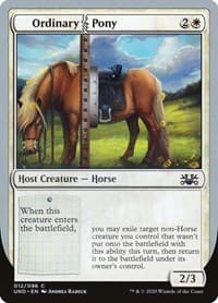Ordinary Pony - Unsanctioned - Magic: The Gathering card