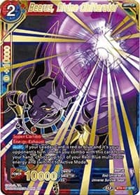 Beerus, Divine Obliterator (SPR) - Universal Onslaught - Dragon Ball Super: Masters card