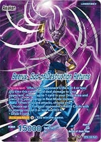 Beerus // Beerus, God of Destruction Returns - Universal Onslaught - Dragon Ball Super: Masters card