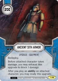 Ancient Sith Armor - Covert Missions - Star Wars: Destiny card