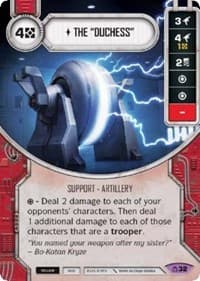 The "Duchess" (Card Only) - Covert Missions - Star Wars: Destiny card