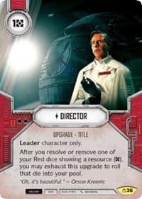 Director - Covert Missions - Star Wars: Destiny card