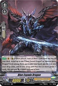 Blue Espada Dragon - V-EB12: Team Dragon's Vanity - Cardfight Vanguard card