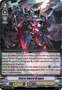 Claret Sword Dragon - V-EB12: Team Dragon's Vanity - Cardfight Vanguard card