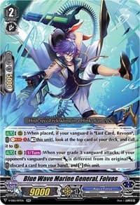 Blue Wave Marine General, Foivos - V-EB12: Team Dragon's Vanity - Cardfight Vanguard card