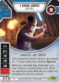 Kanan Jarrus - Jedi Exile - Covert Missions - Star Wars: Destiny card