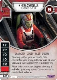 Hera Syndulla - Seasoned Captain - Covert Missions - Star Wars: Destiny card