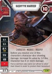 Kashyyyk Warrior - Covert Missions - Star Wars: Destiny card